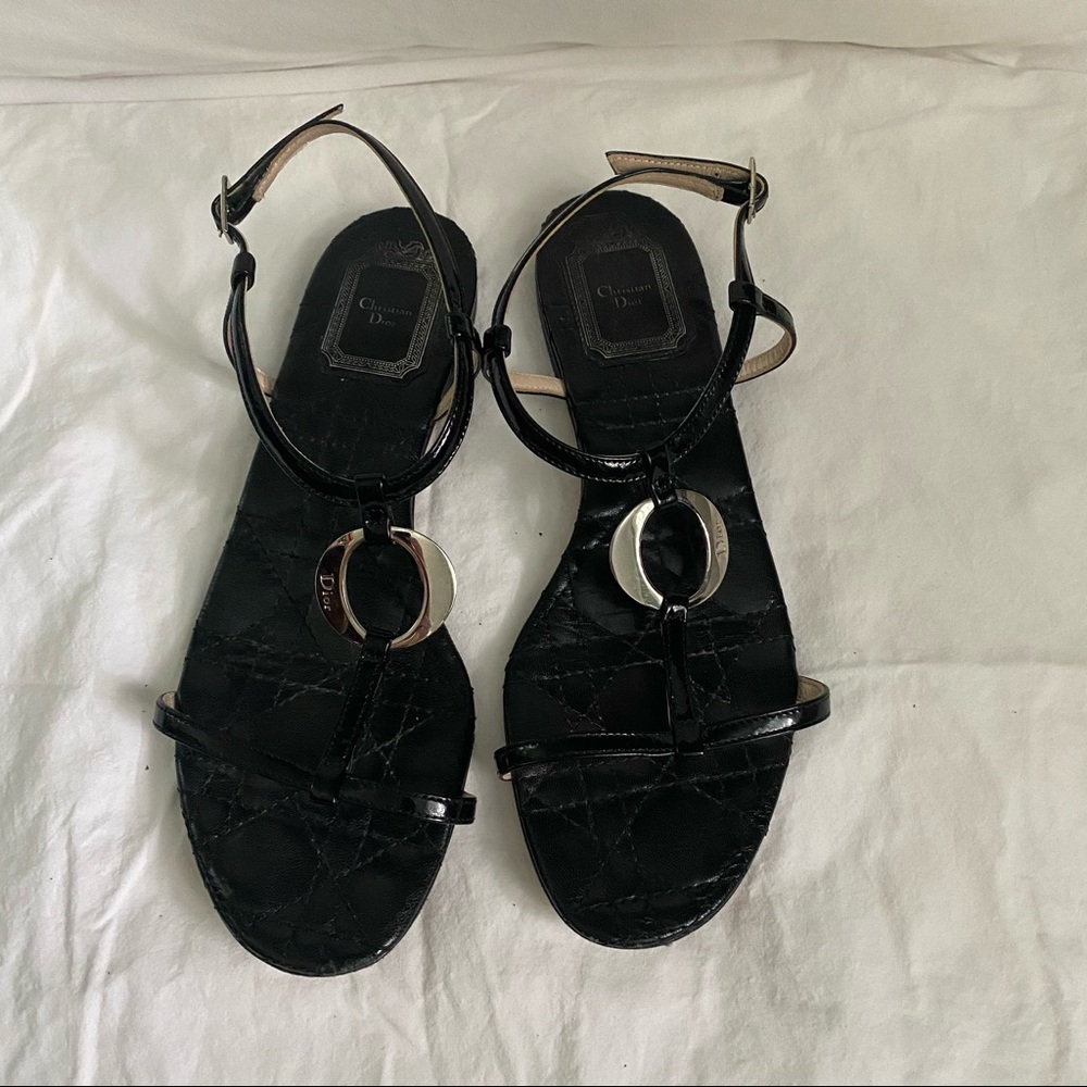 Dior Logo Sandals - Picture 9 of 13